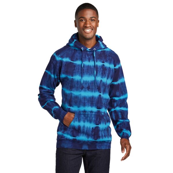 Allover Stripe Tie Dye Fleece Thumbnail