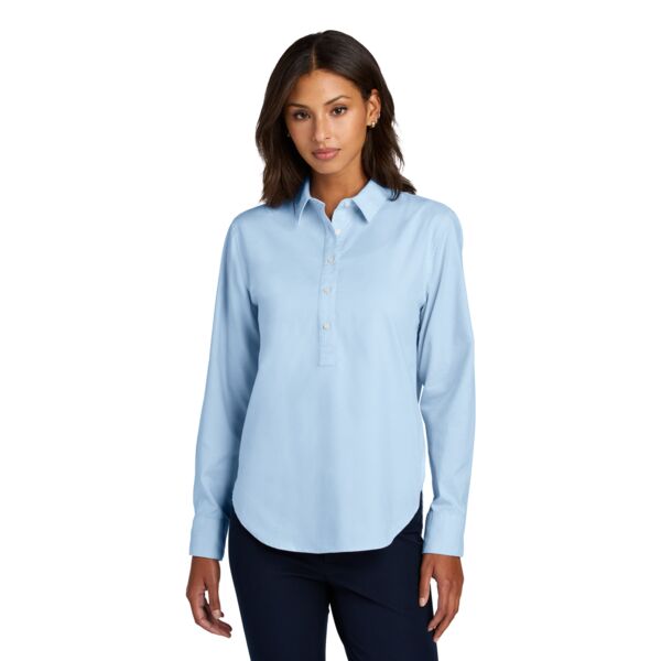 Women's Long Sleeve Modern Oxford Shirt Thumbnail