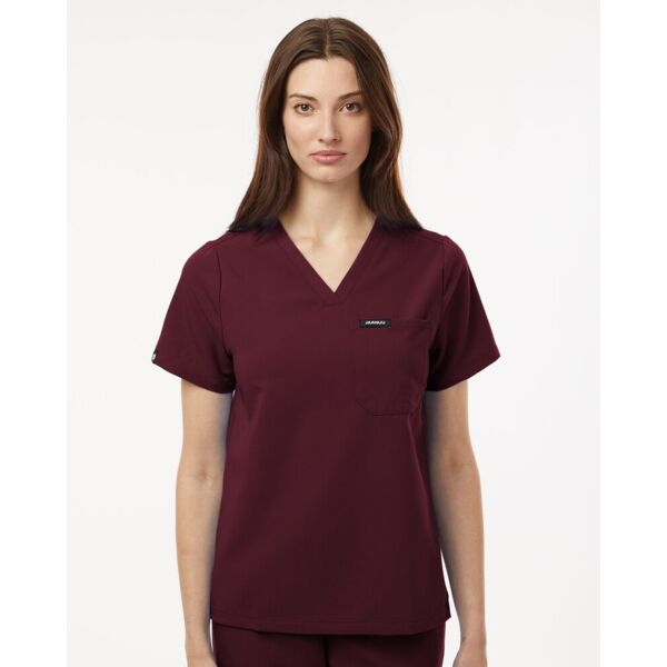 Women's Rhena Essential 1-Pocket Scrub V-Neck Top Thumbnail