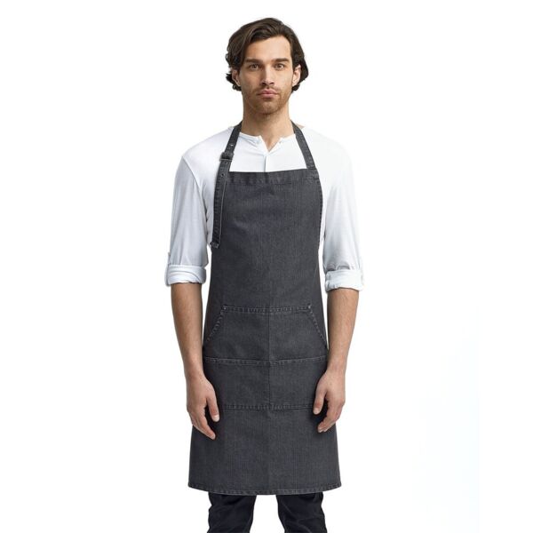 Jeans Stitch Denim Bib Apron Thumbnail