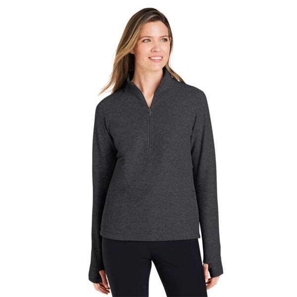 Women's Spirit Textured Quarter-Zip Pullover Thumbnail