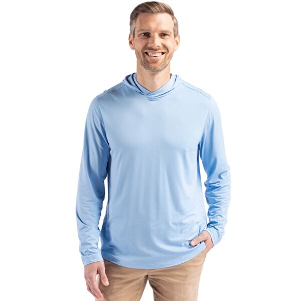 Cutter & Buck Coastline Epic Comfort Eco Recycled Mens Hooded Shirt Thumbnail