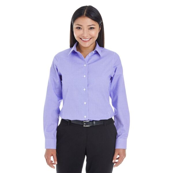 Women's Crown Collection® Royal Dobby Woven Dress Shirt Thumbnail
