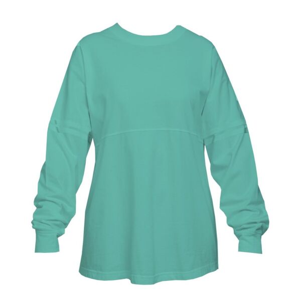 Women's Jersey Pom Pom Long Sleeve T-Shirt Thumbnail