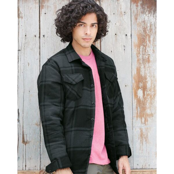 Men's Quilted Flannel Shirt Jacket Thumbnail