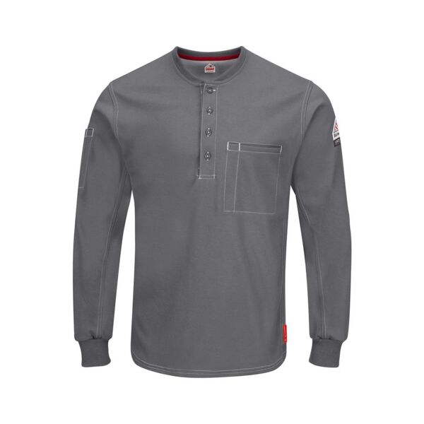 Men's iQ Series® Plus Long Sleeve Henley Thumbnail
