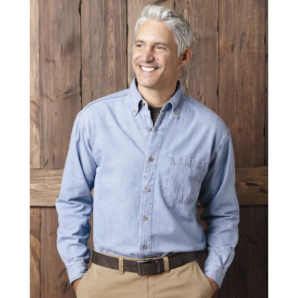 Long Sleeve Denim Shirt Thumbnail